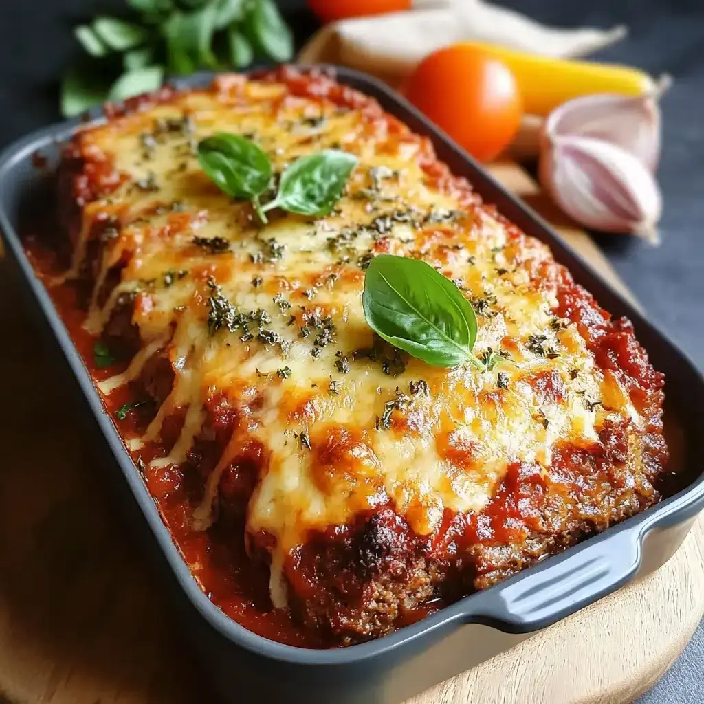 Pain de Viande Italien Parmesan Gratiné