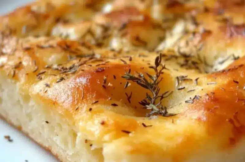 recette focaccia maison moelleuse