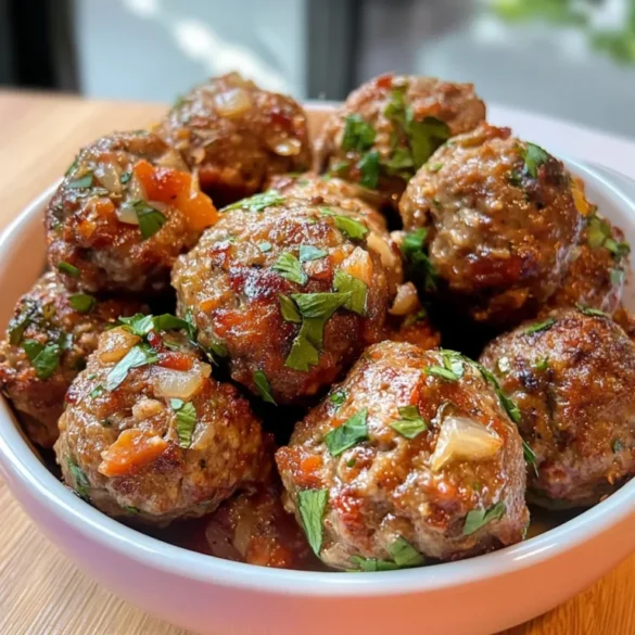 Albóndigas de Carne al Horno Albóndigas de Carne al Horno