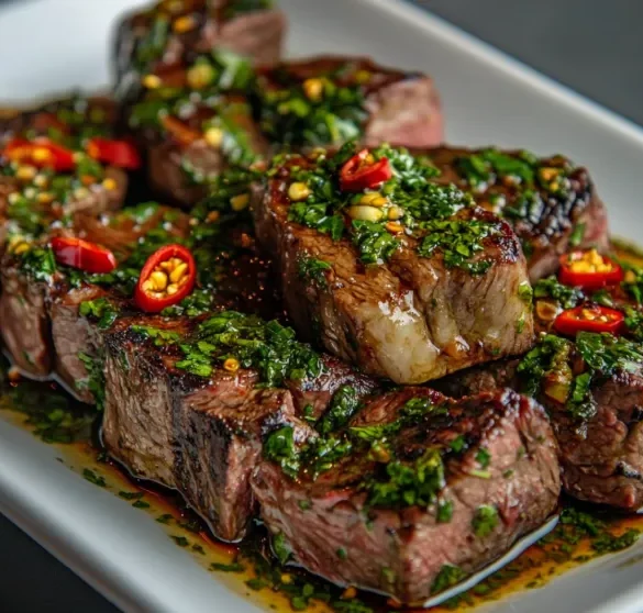 Churrasco con Chimichurri Churrasco con Chimichurri