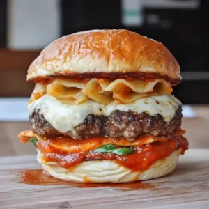 Hamburguesa Lasaña 6 Hamburguesa Lasaña