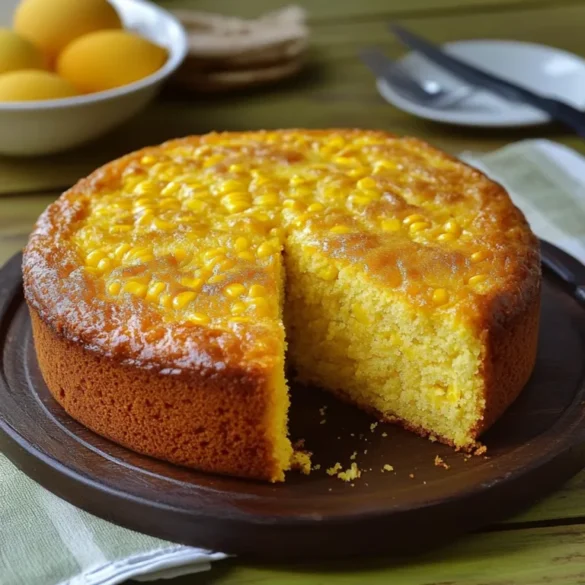 Pan de Elote en Licuadora