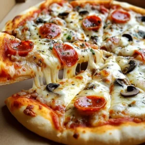 Pizza Casera al Estilo Espanol