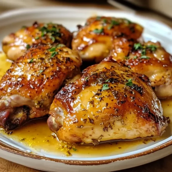Pollo a la Mostaza al Horno Pollo a la Mostaza al Horno