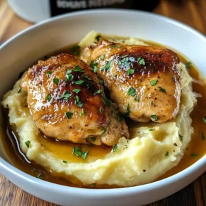 Pollo a la Olla con Puré de Papa