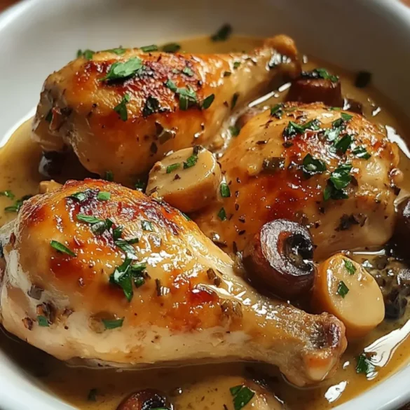Pollo en Salsa de Champiñones Pollo en Salsa de Champiñones