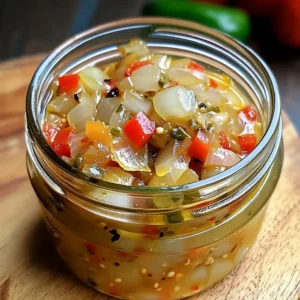 Salsa de cebolla y pimientos en escabeche 6 Salsa de cebolla y pimientos en escabeche
