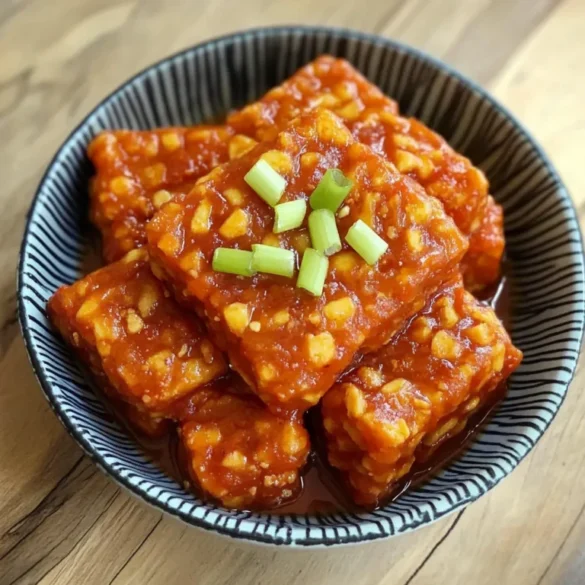 Tempeh en Salsa Tempeh en Salsa