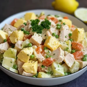 ensalada de pollo con papa 6 ensalada de pollo con papa