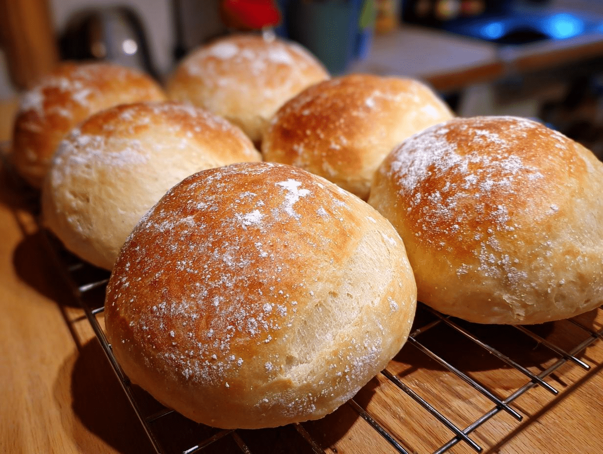 Panecillos Caseros Tiernos y Esponjosos