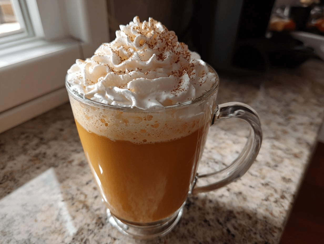 Bebida de Calabaza y Vainilla