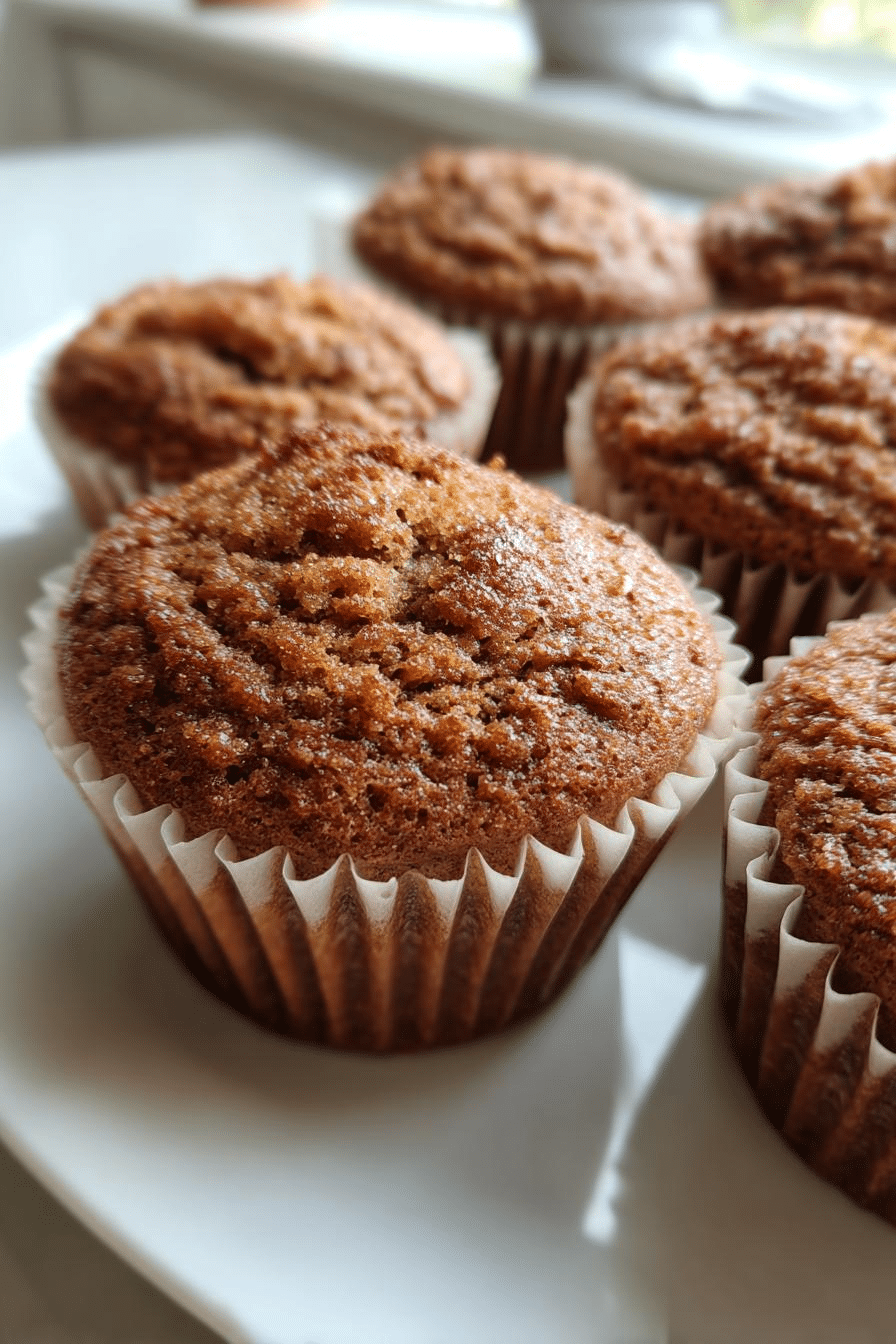 Muffins de jengibre y miel