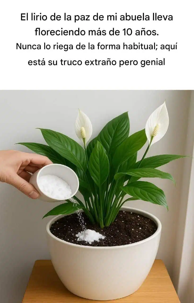 El secreto del lirio de la paz: Un fertilizante natural