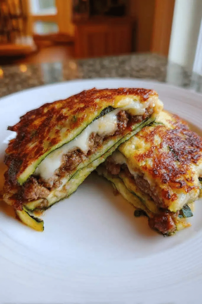 Panqueques de Calabacín con 2 Rellenos