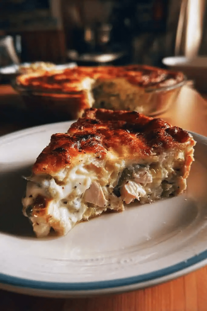 TARTA DE POLLO SIN MASA