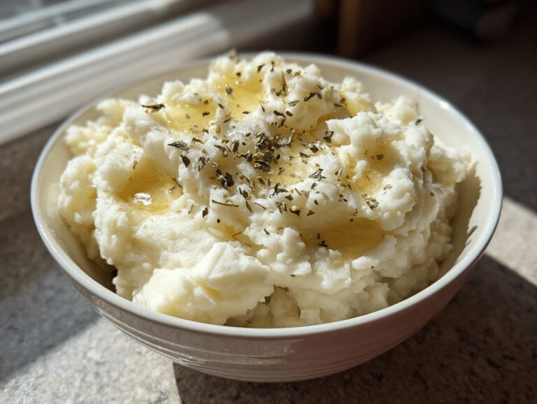 Puré de Papas con Mantequilla y Ajo