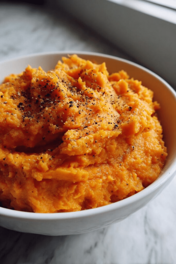 Puré de boniato cremoso en 30 minutos