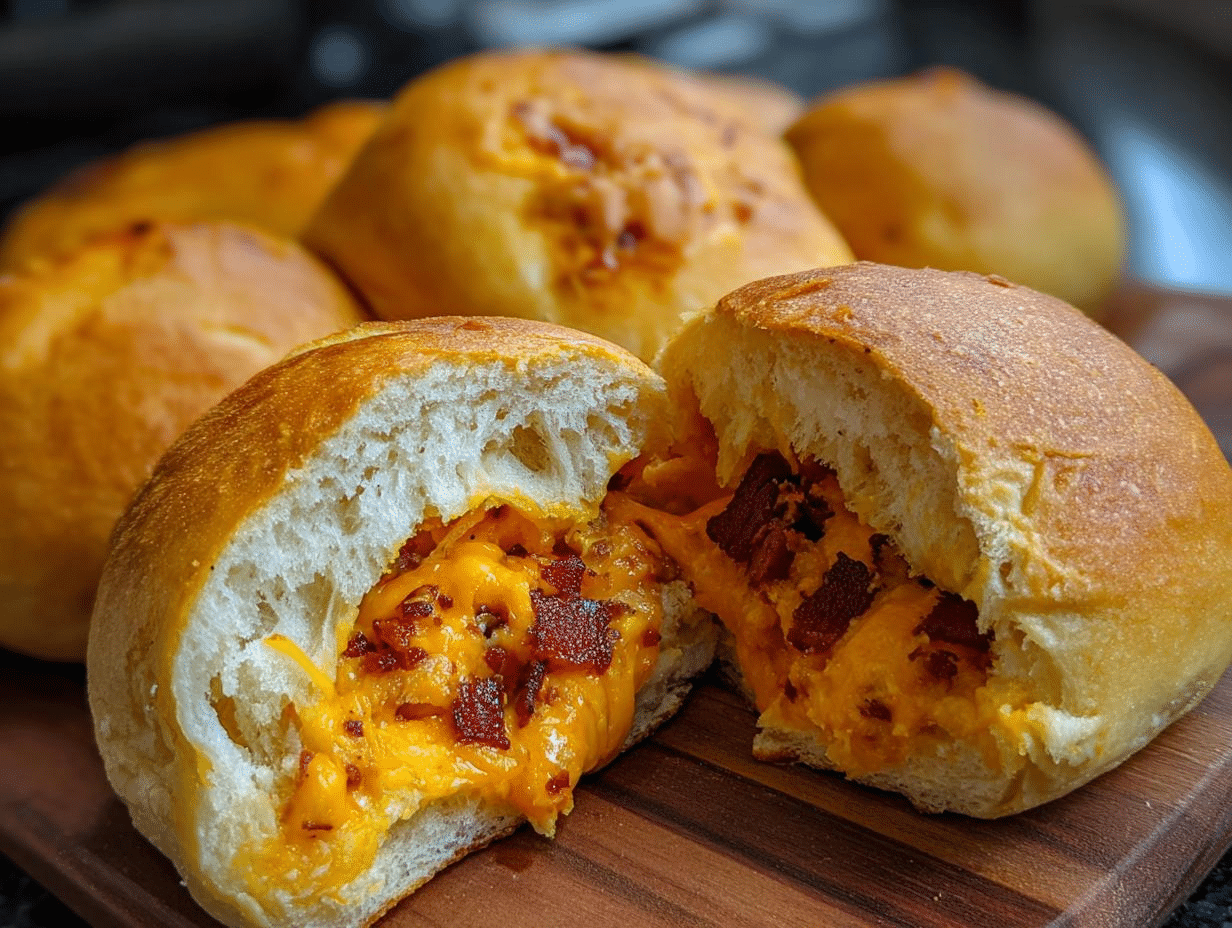 Panecillos de calabaza rellenos