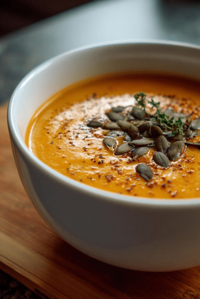 Sopa Cremosa de Calabaza