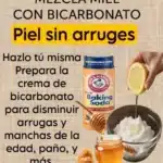 CREMA NATURAL CON BICARBONATO PARA REDUCIR ARRUGAS Y REJUVENECER LA PIEL