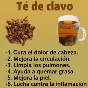 El té de clavo de olor