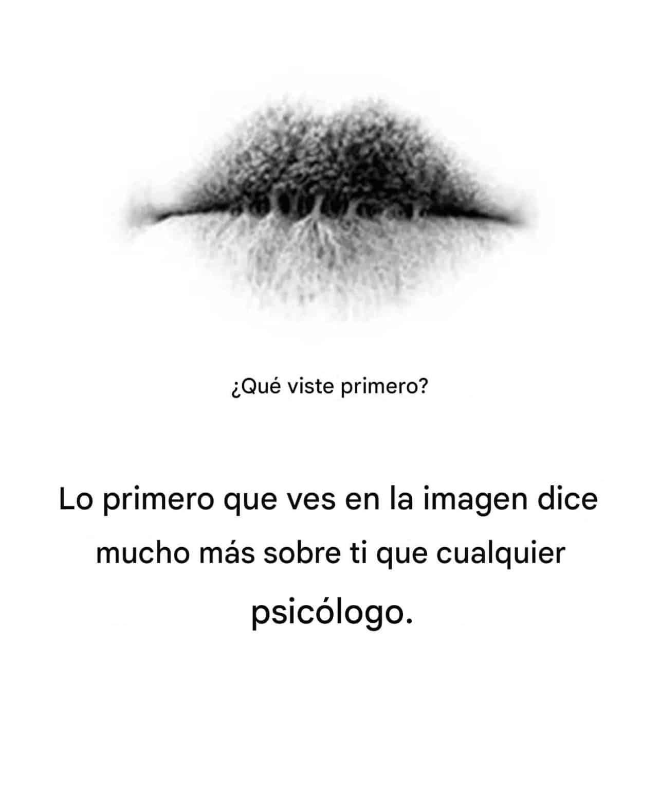 Lo primero que veas en la imagen te dirá mucho