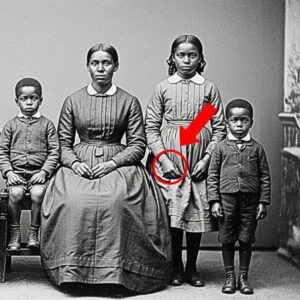 Solo era una simple foto familiar de 1872, pero mira más de cerca la mano de la hermana