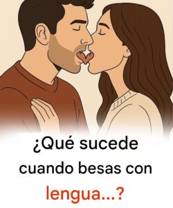 Cuando una mujer te besa con la lengua, esto es lo que significa