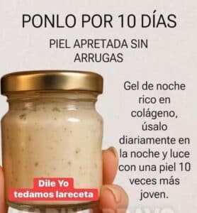 Gel Antiarrugas de Noche Tu Aliado para una Piel Rejuvenecida