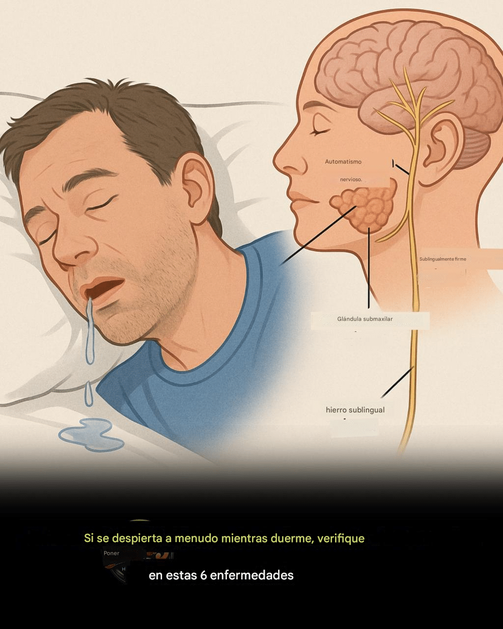 Si babeas al dormir, comprueba estas 6 enfermedades graves