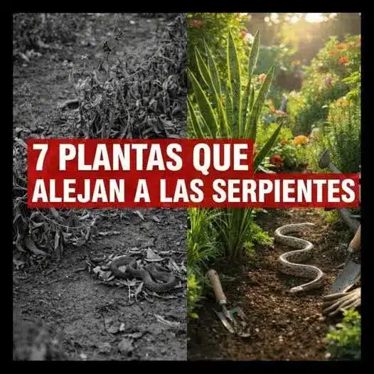 7 Plantas que Alejan Serpientes del Jardín