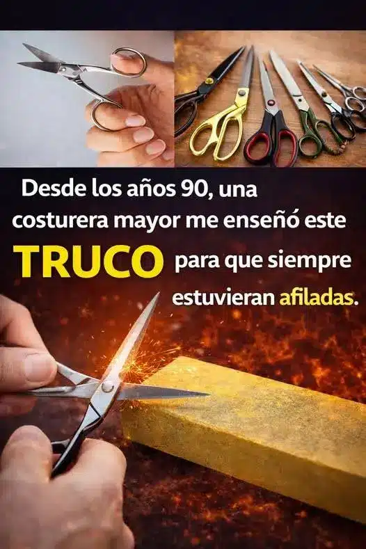 Afila cuchillos y tijeras en casa fácilmente