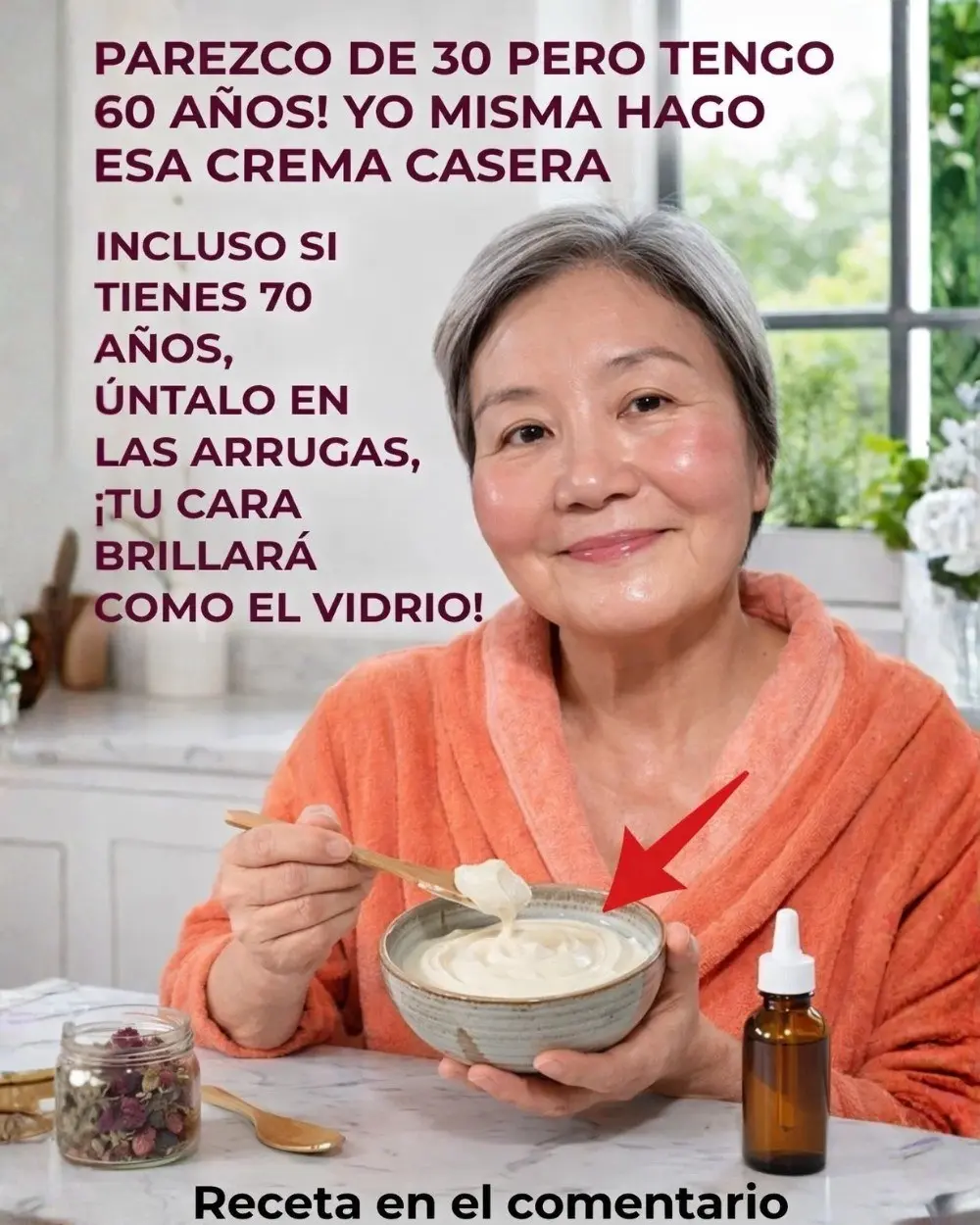 Crema de Bicarbonato Casera para Arrugas y Manchas