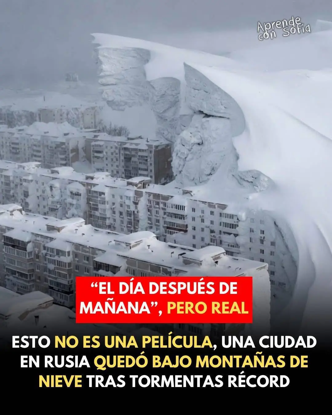 Nieve extrema en Kamchatka: real como película