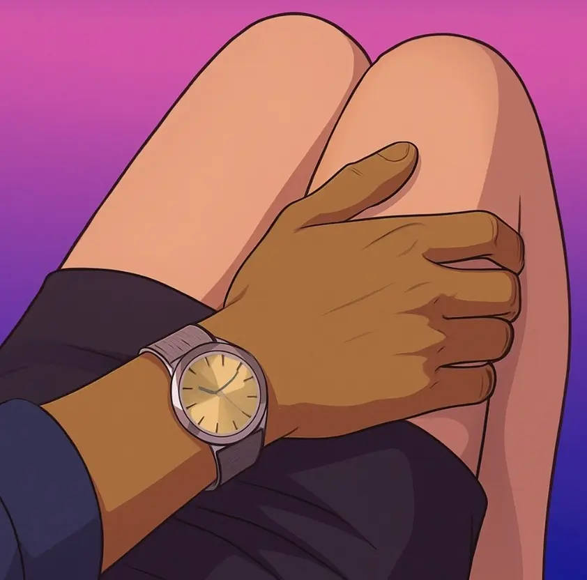 Qué significa cuando él toca tu pierna