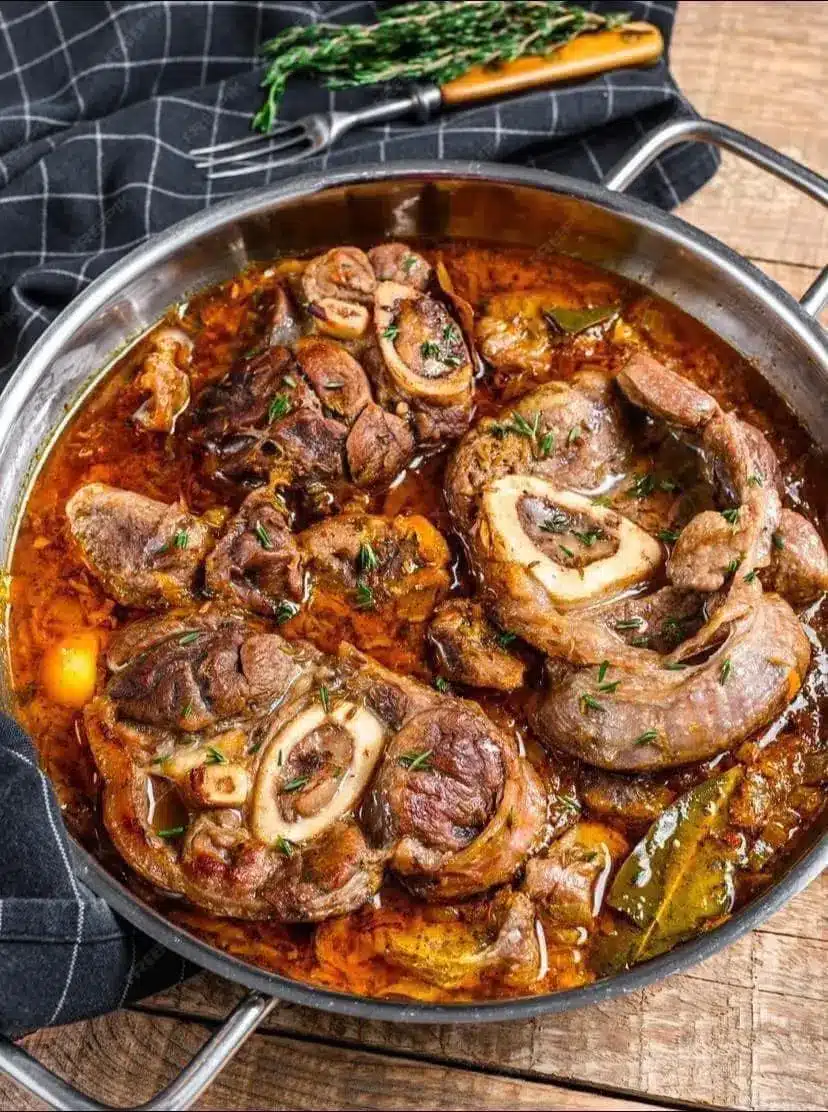 Receta paso a paso de Ossobuco italiano