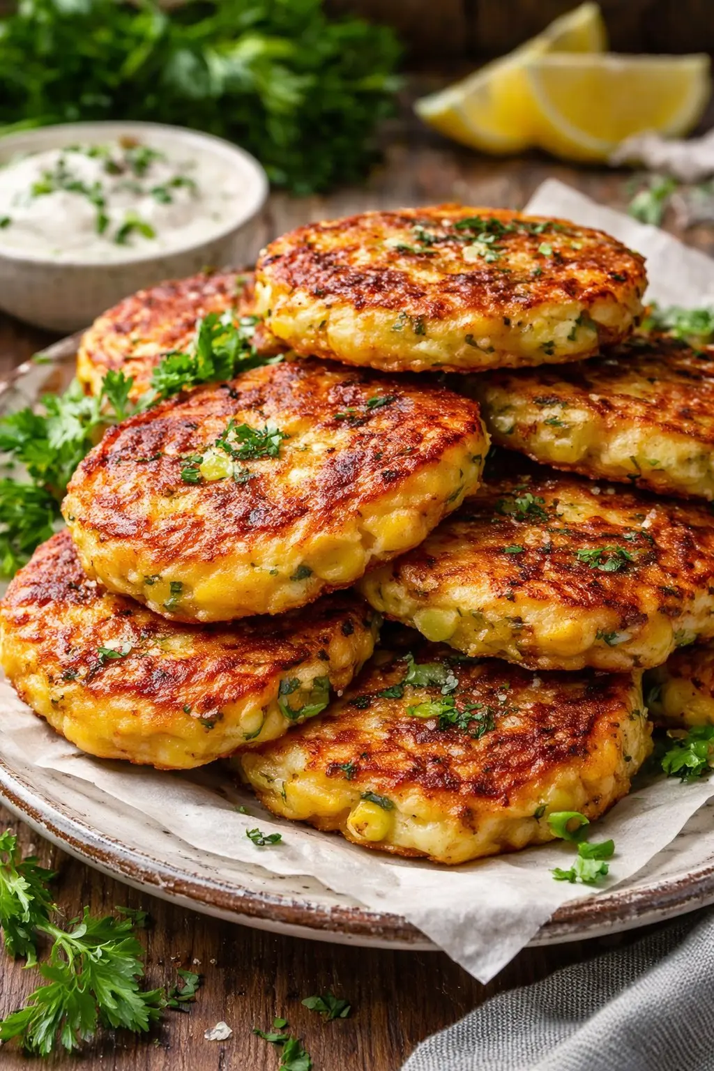Tortitas de verduras con queso receta fácil