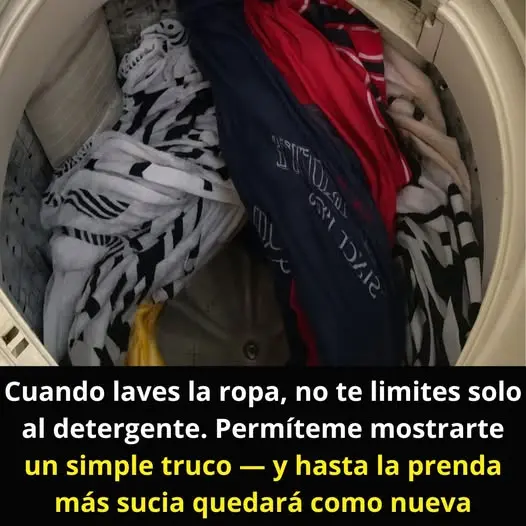 Truco de bicarbonato para ropa perfectamente limpia