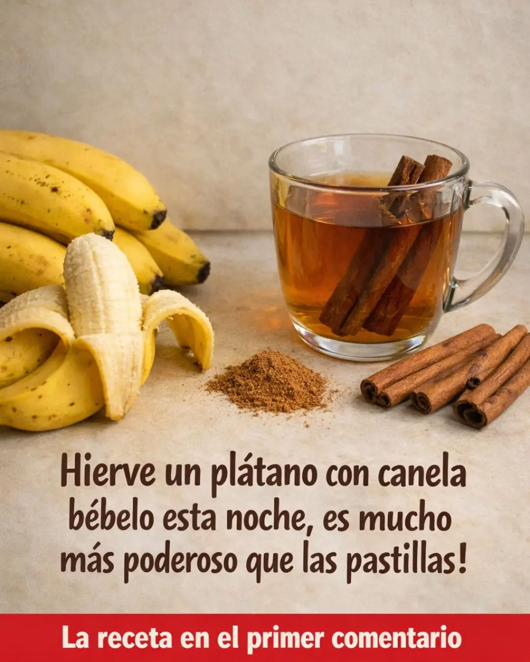 Té de Plátano con Canela Beneficios y Receta