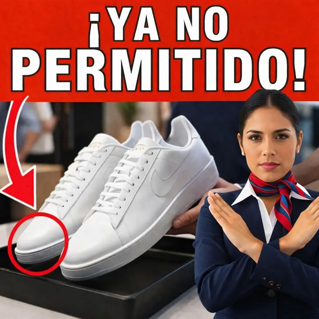 Viajar en 2026 sin prohibición de zapatillas blancas