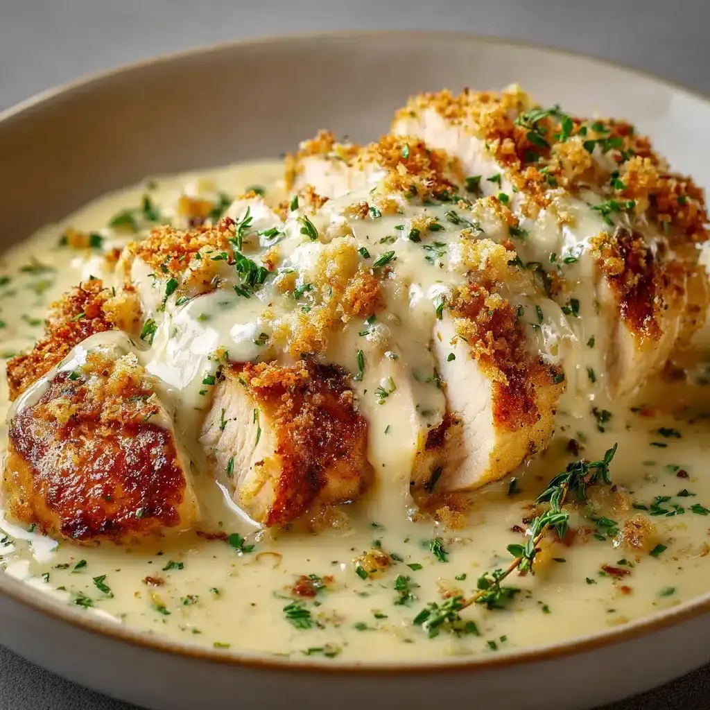 Poulet à la Crème et au Fromage
