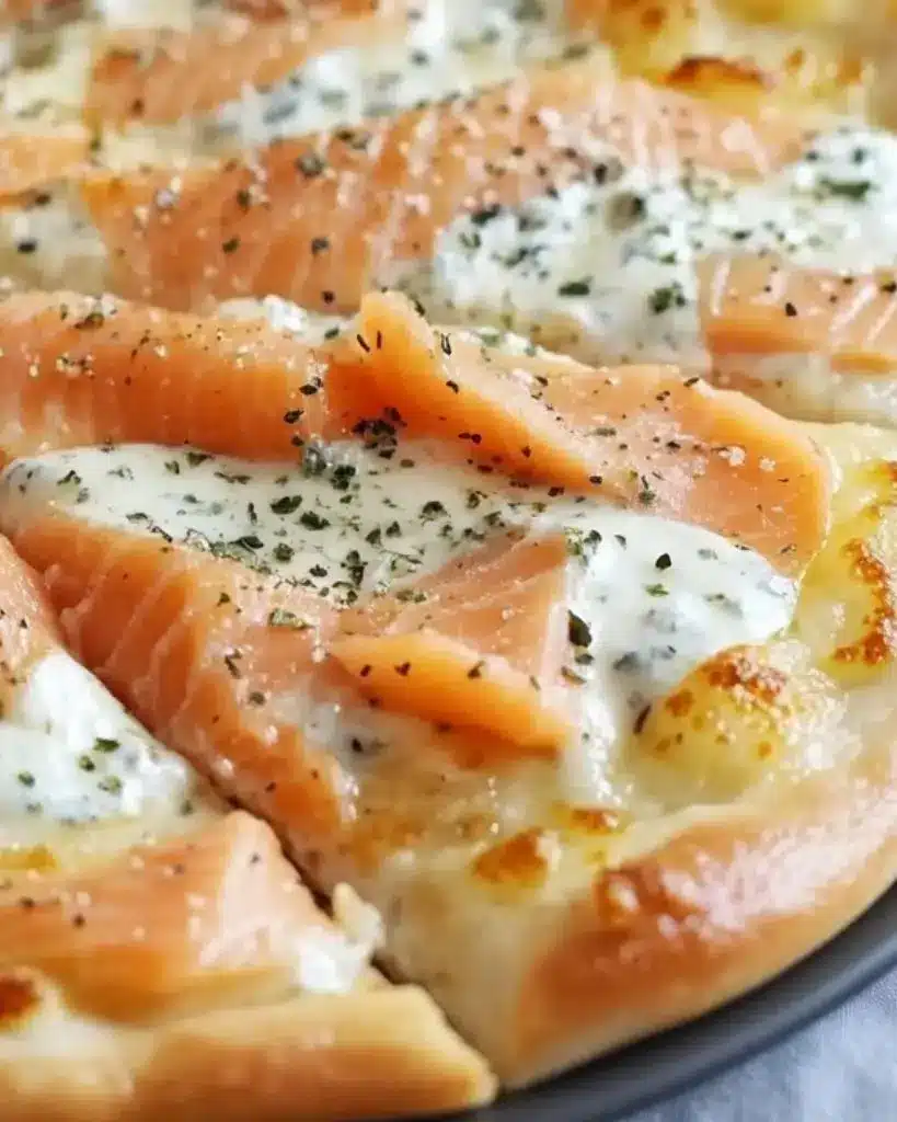 Recette pizza saumon fumé