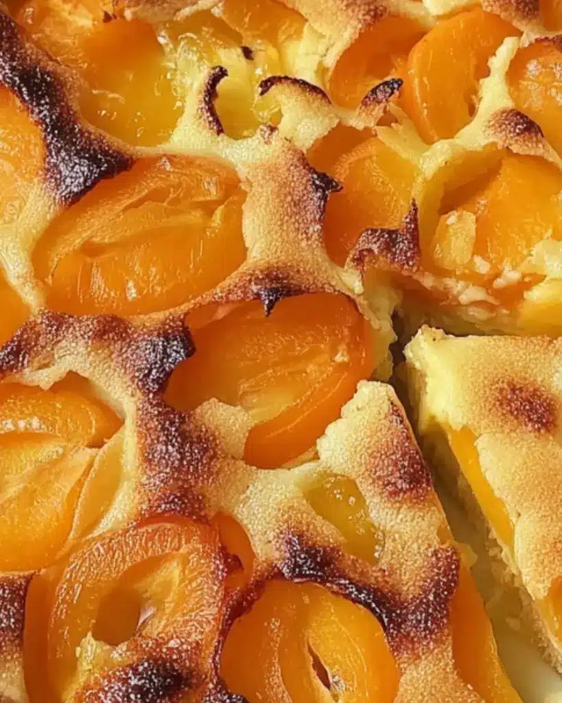 Tarte aux abricots