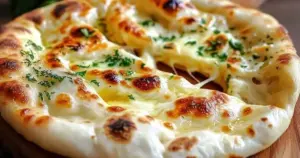 Cheese Naan à la Vache qui Rit