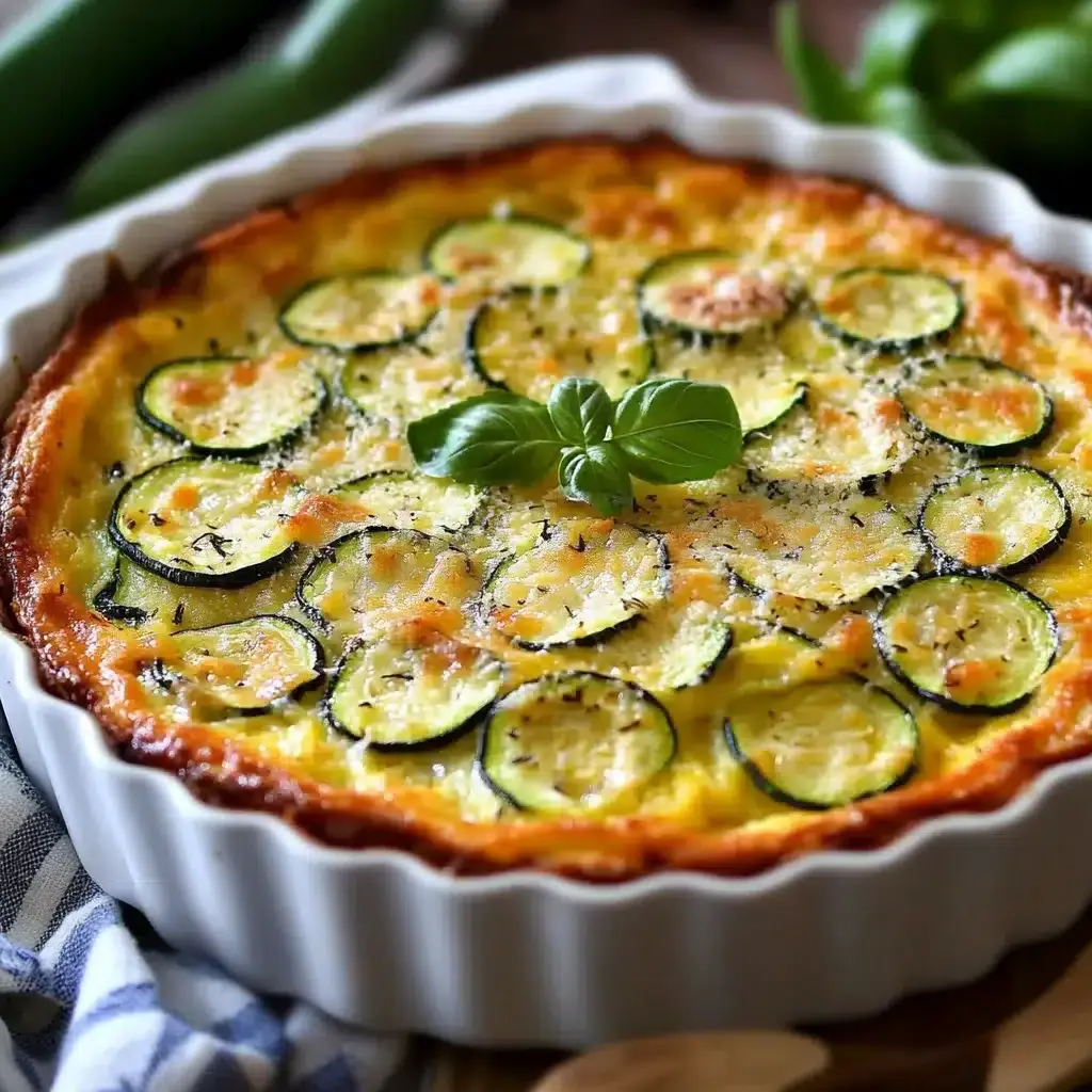 clafoutis de courgettes au parmesan