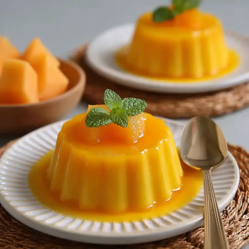 Flan de Melon Rafraîchissant