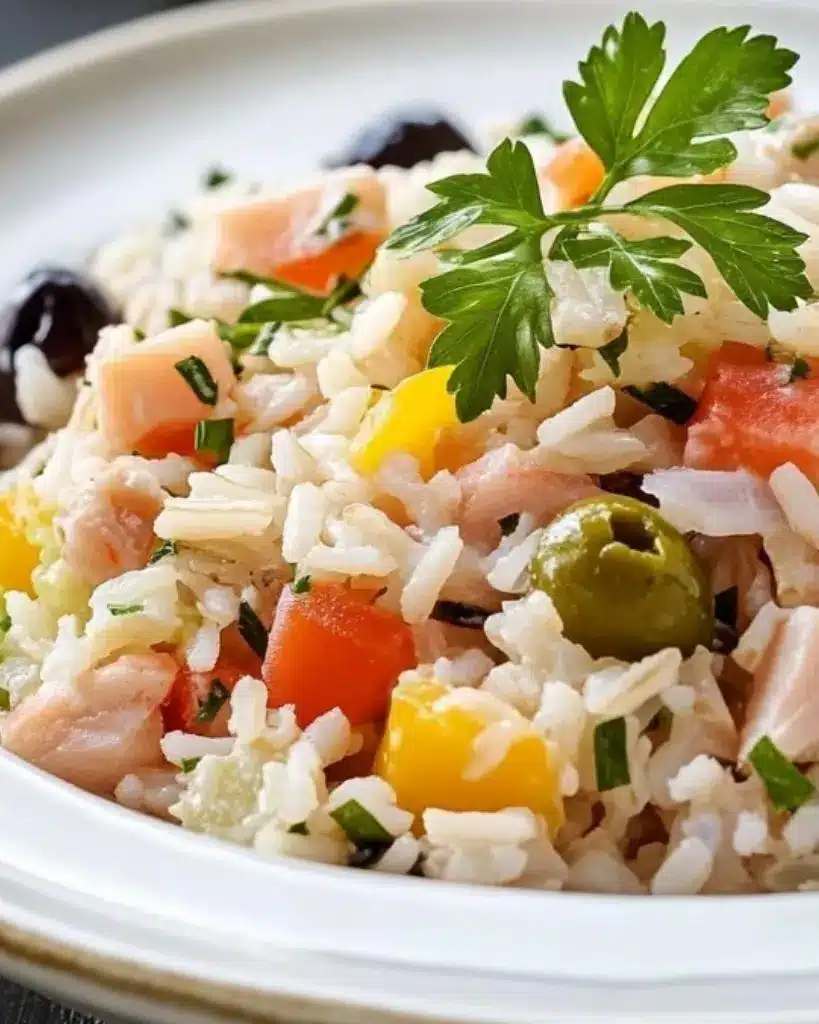 recette salade de riz thon