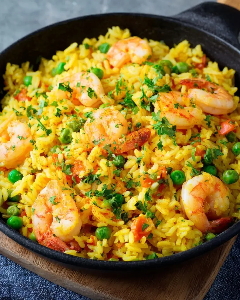 Riz aux Crevettes - Recette delicieux 2 riz aux crevettes