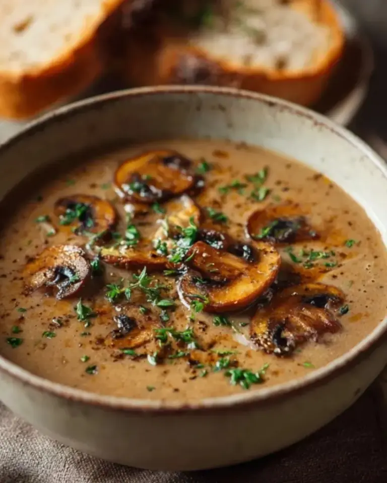 Soupe de Champignons – Recette delicieux