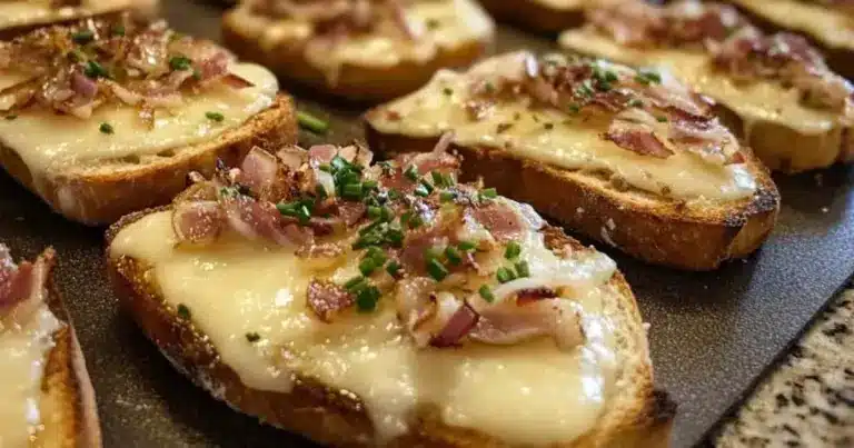 Bruschetta au Fromage à Raclette